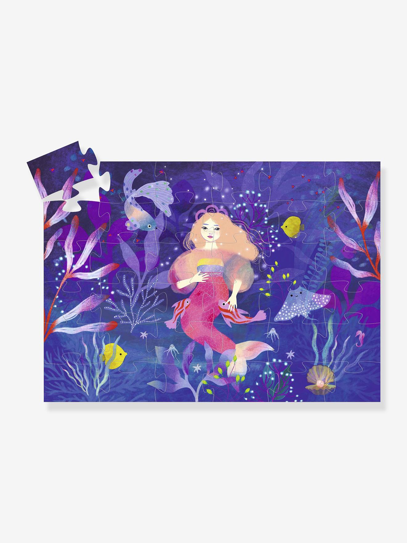 Puzzle 36 pièces ella la sirène violet