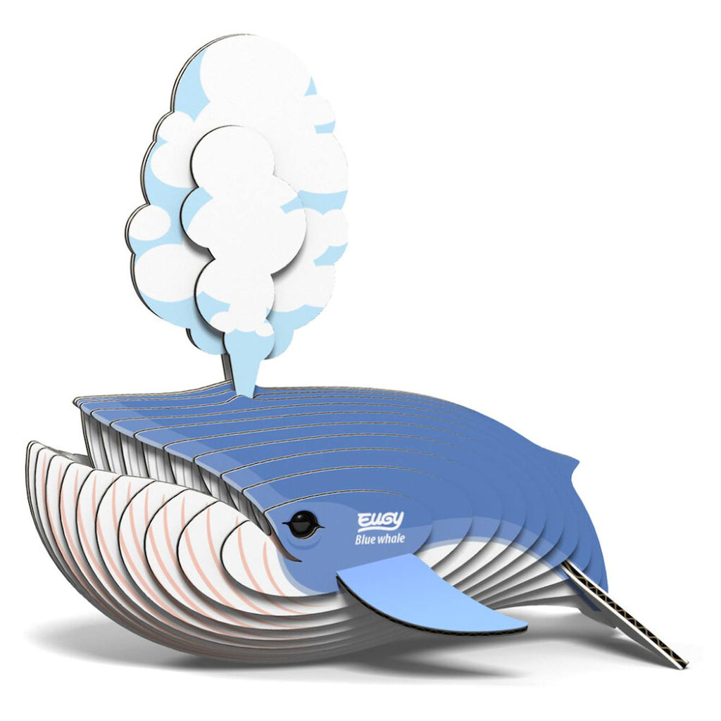 Puzzle 3D - baleine bleue blue