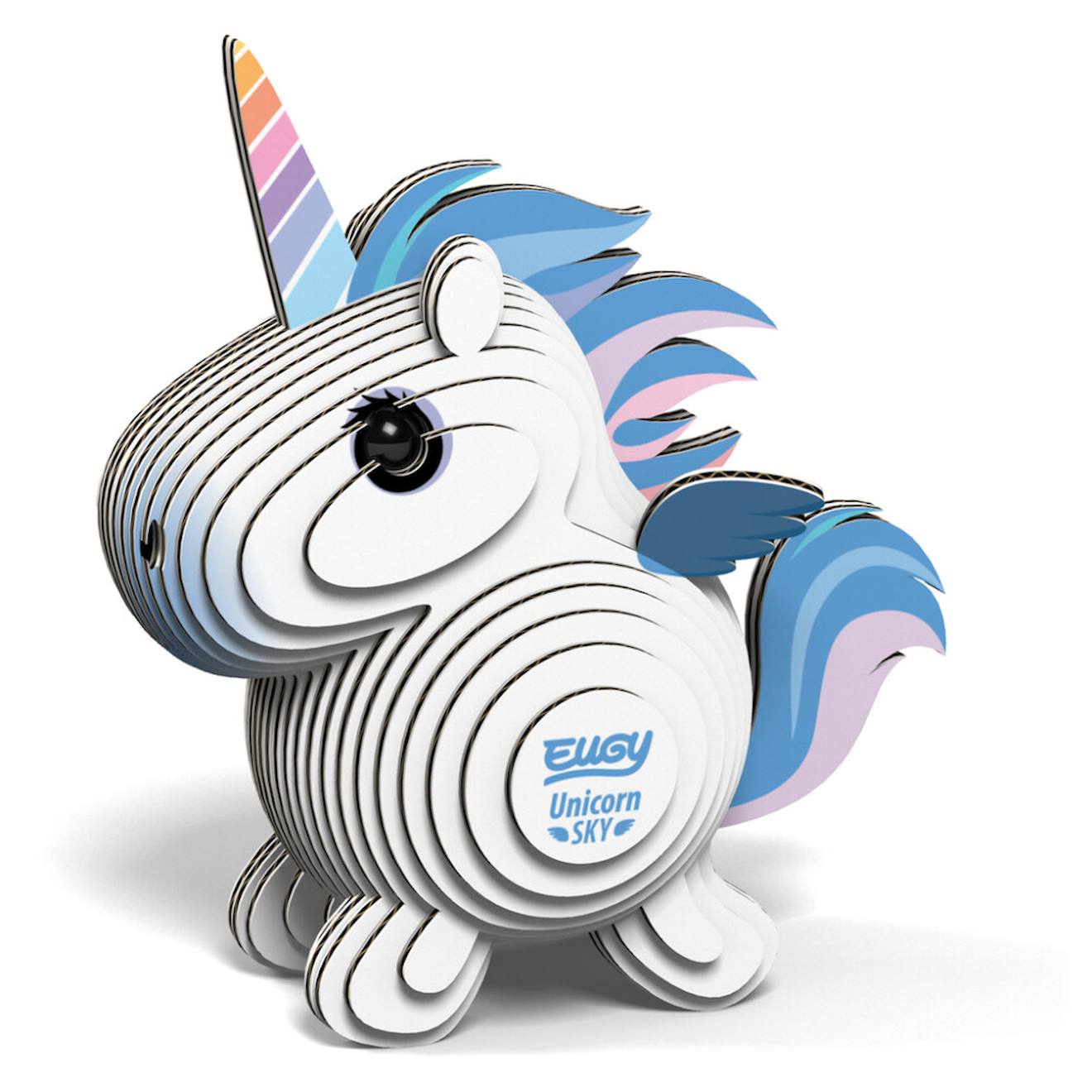 Puzzle 3D - licorne ciel white