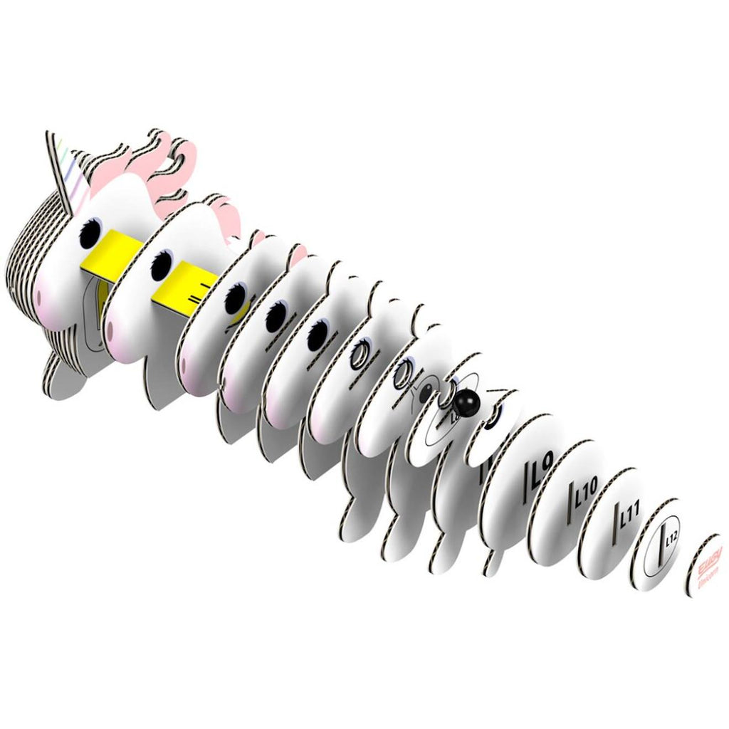 Puzzle 3D - licorne white