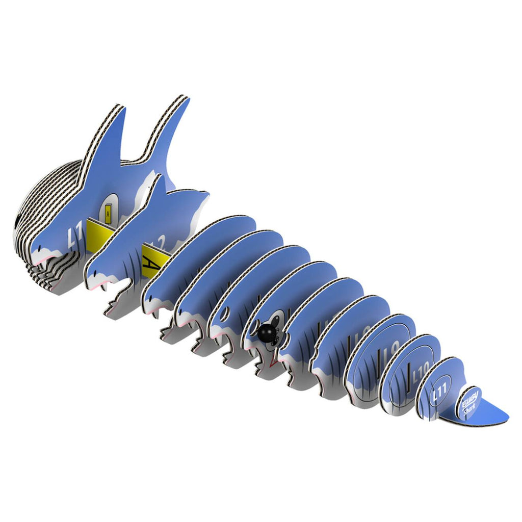 Puzzle 3D - requin blue