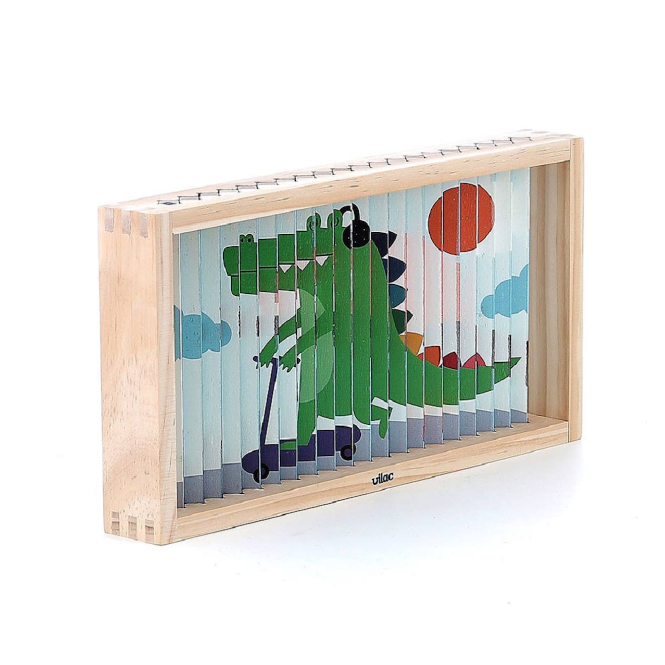 Puzzle 4d les animaux noir