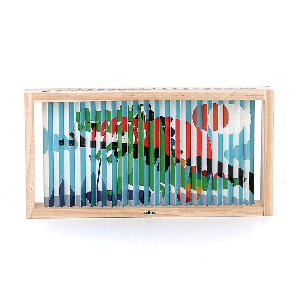 Puzzle 4d les animaux noir