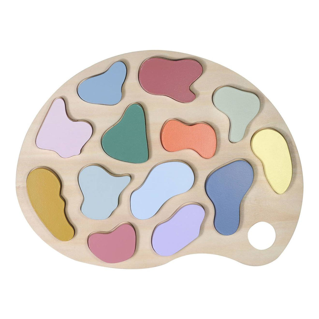 Puzzle à encastrer palette multicolore