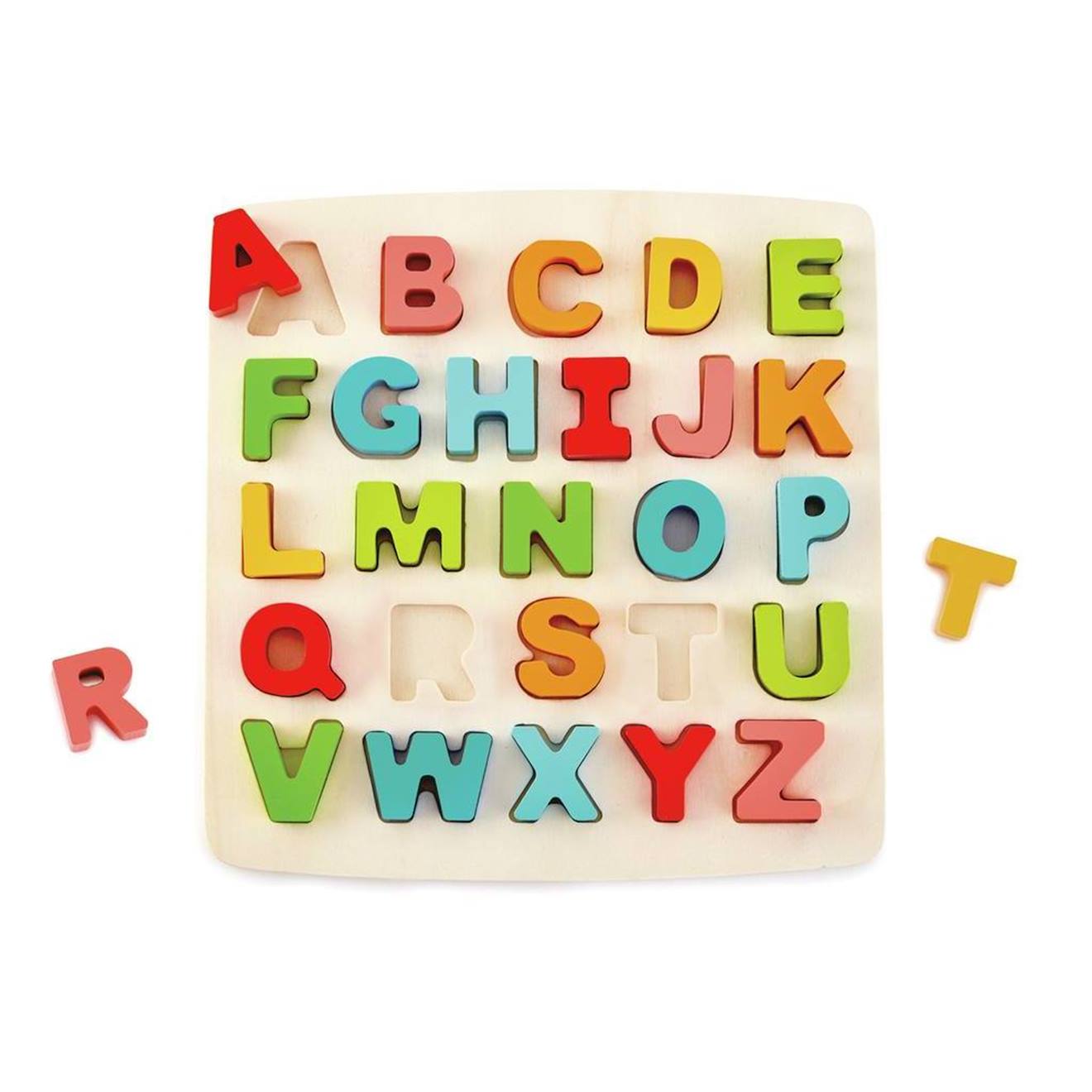 Puzzle à grosses pièces alphabet multicolore