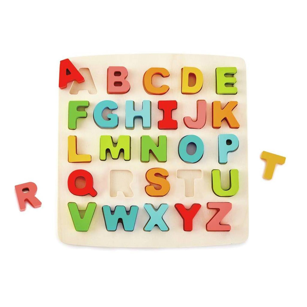 Puzzle à grosses pièces alphabet multicolore