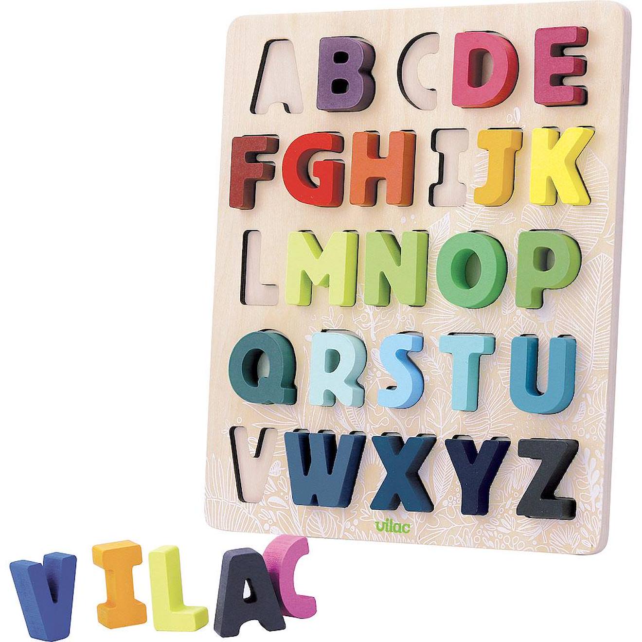 Puzzle abc alphabet sous la canopée beige