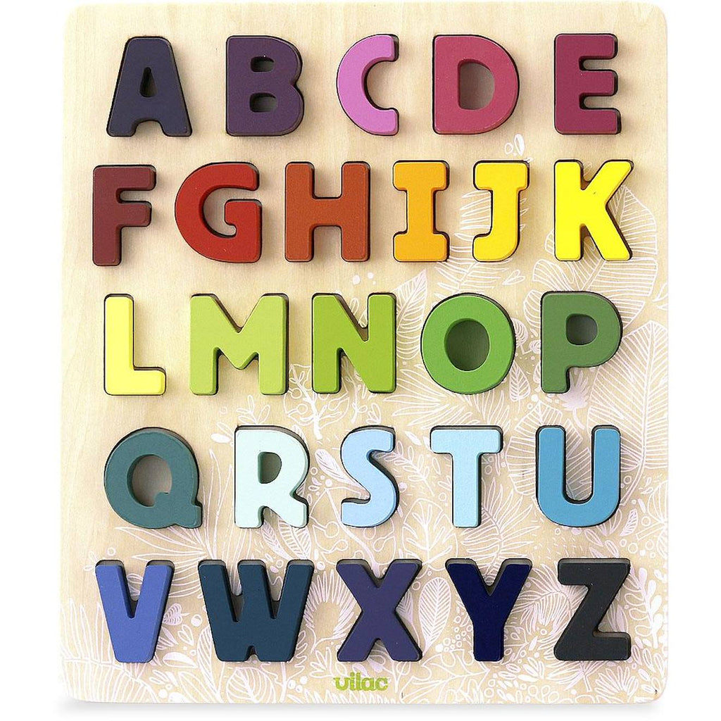 Puzzle abc alphabet sous la canopée beige