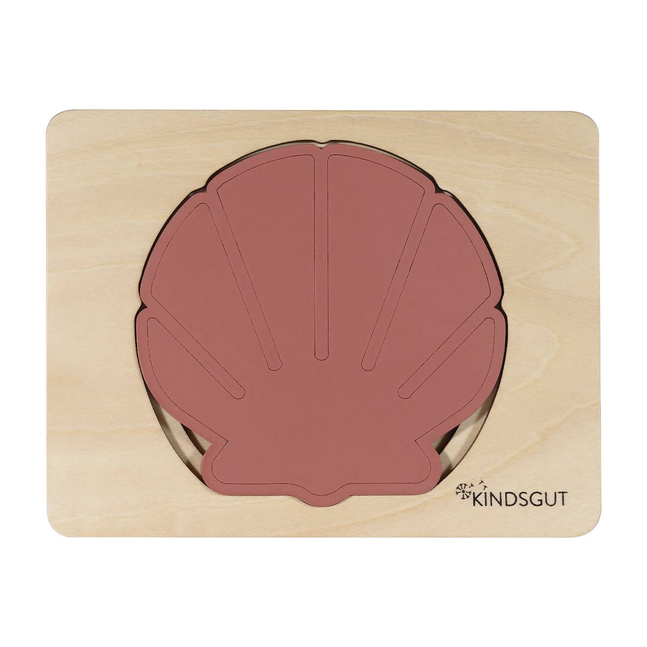 Puzzle animal en bois multicolore