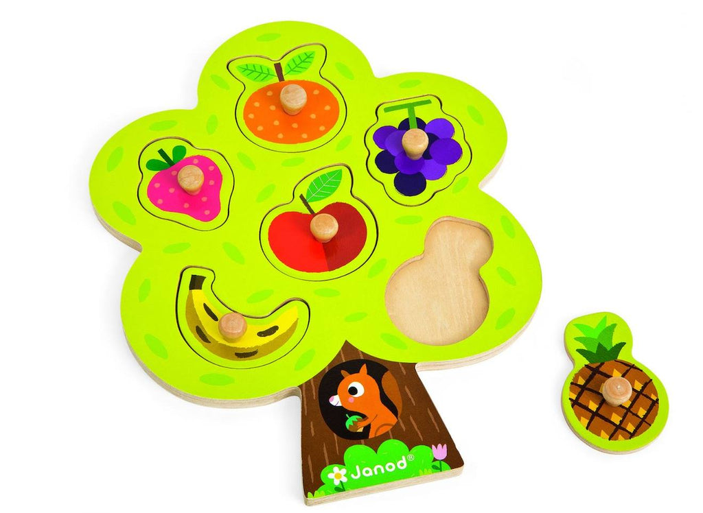 Puzzle arbre gourmand vert