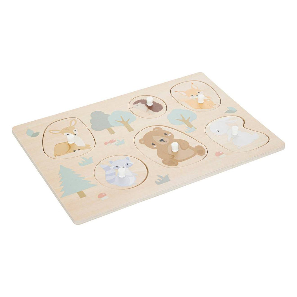 Puzzle bébé multicolore