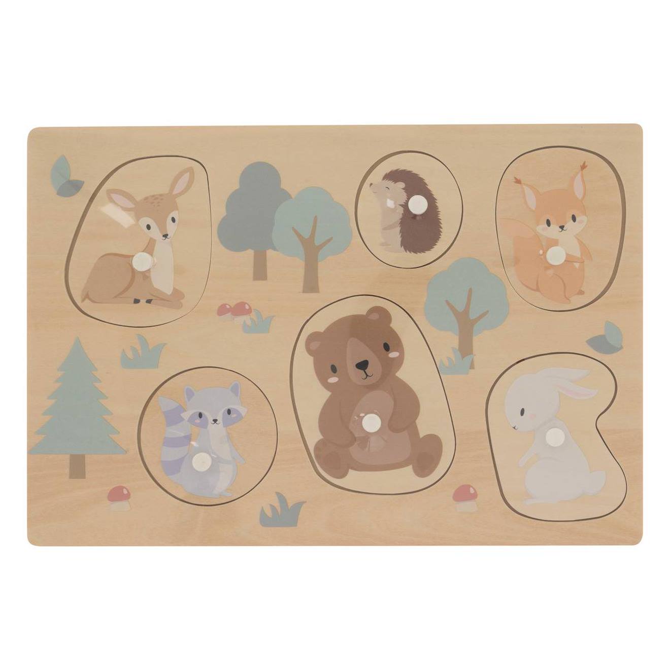 Puzzle bébé multicolore