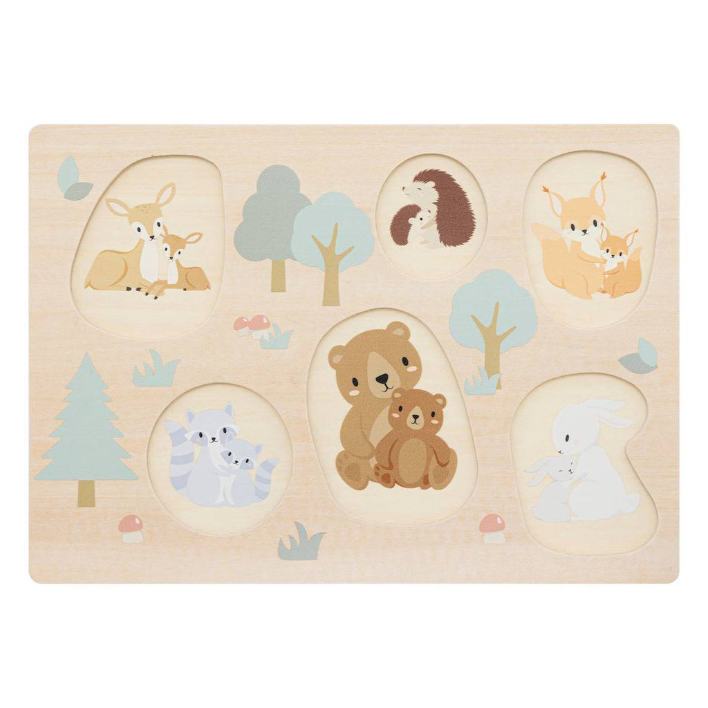 Puzzle bébé multicolore