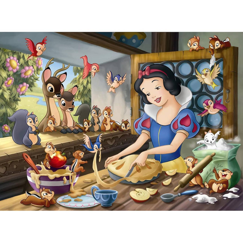 Puzzle blanche neige 60 pièces beige