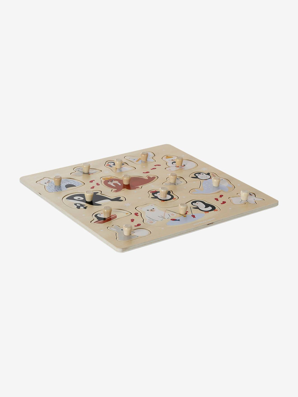 Puzzle boutons banquise en bois FSC bois