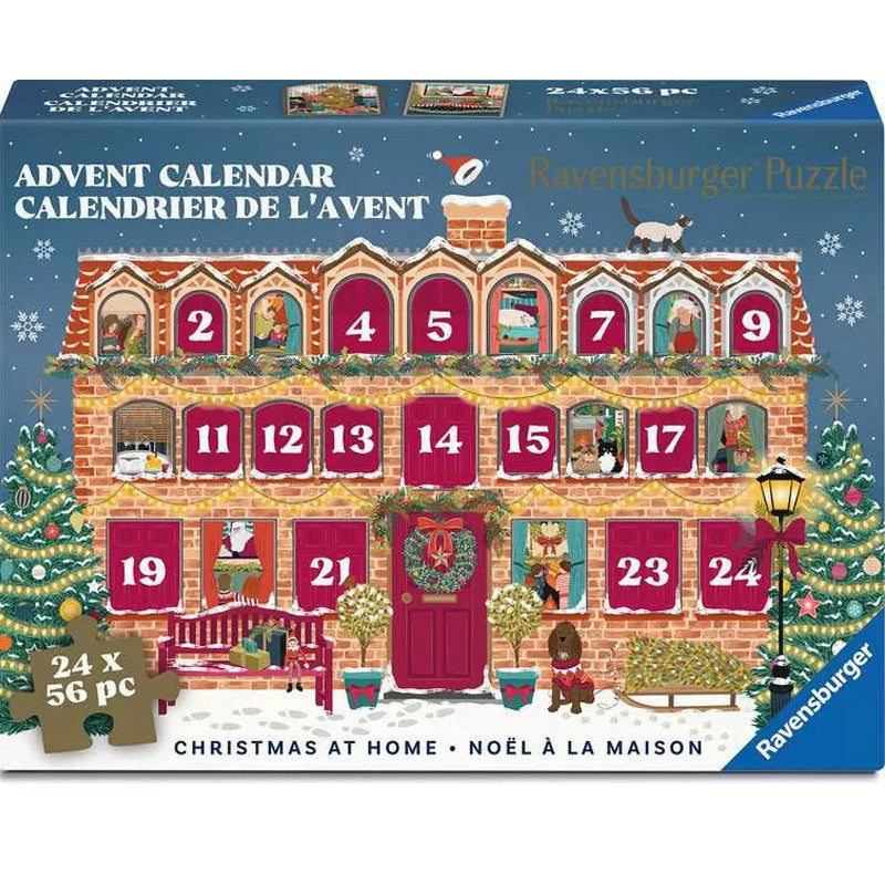 Calendrier de l'Avent puzzle Ravensburger 2026 Noël à la maison