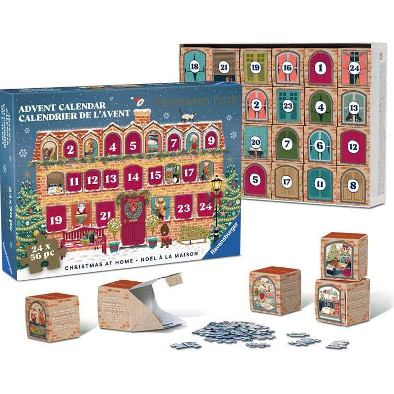 Calendrier de l'Avent puzzle Ravensburger 2026 Noël à la maison
