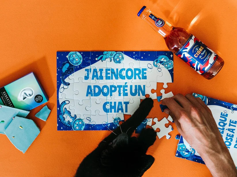 Puzzle personnalisé – Le message surprise qui se dévoile pièce après pièce 🧩💛