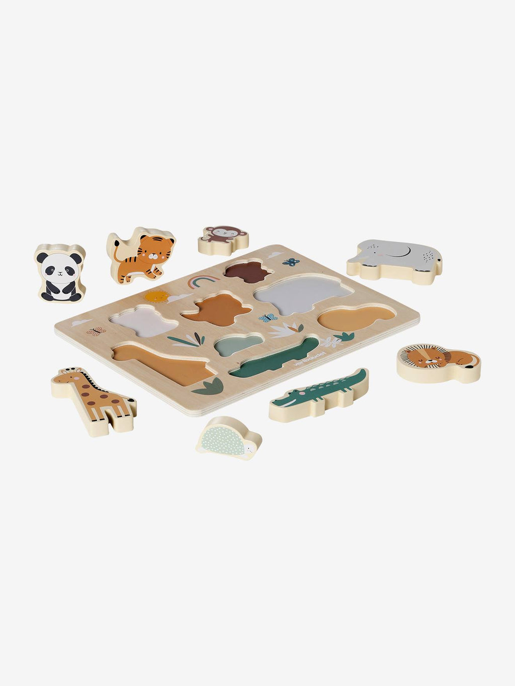 Puzzle chunky tanzanie en bois FSC bois