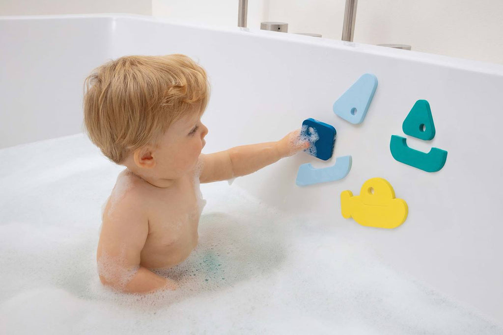 Puzzle de bain - bateaux bleu