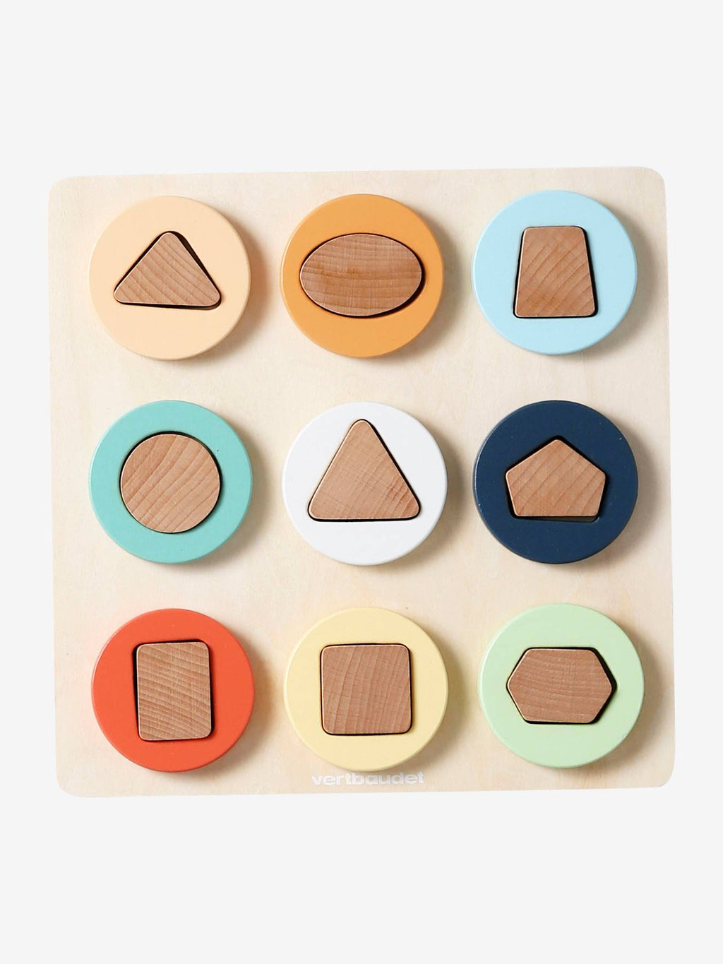 Puzzle des formes 2 en 1en bois FSC bois