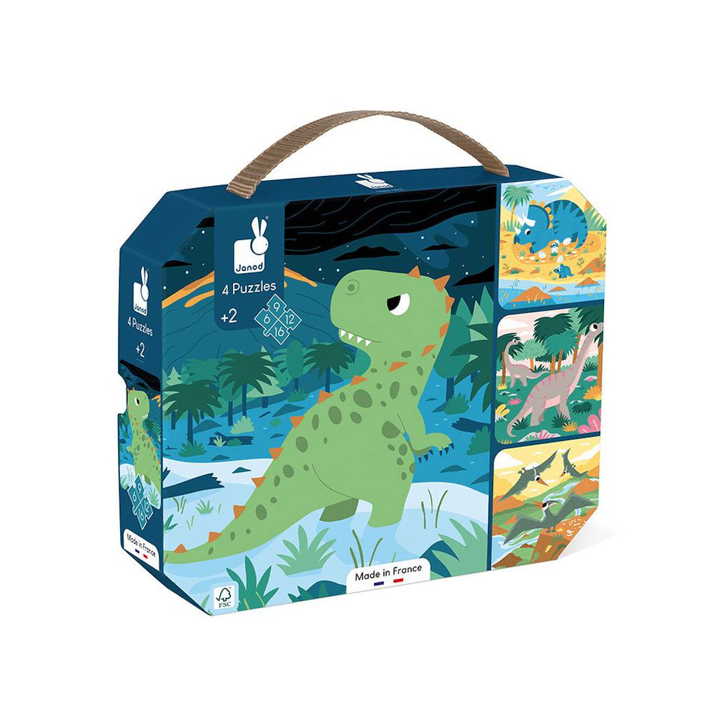 Puzzle dinosaures, 6 à 16 pièces multicolore