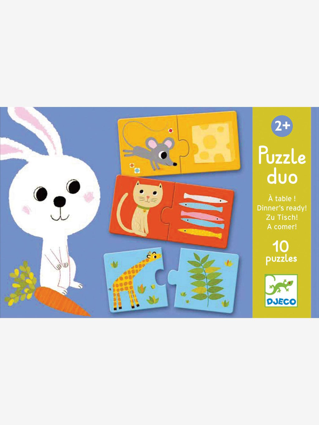 Puzzle duo a table ! bleu