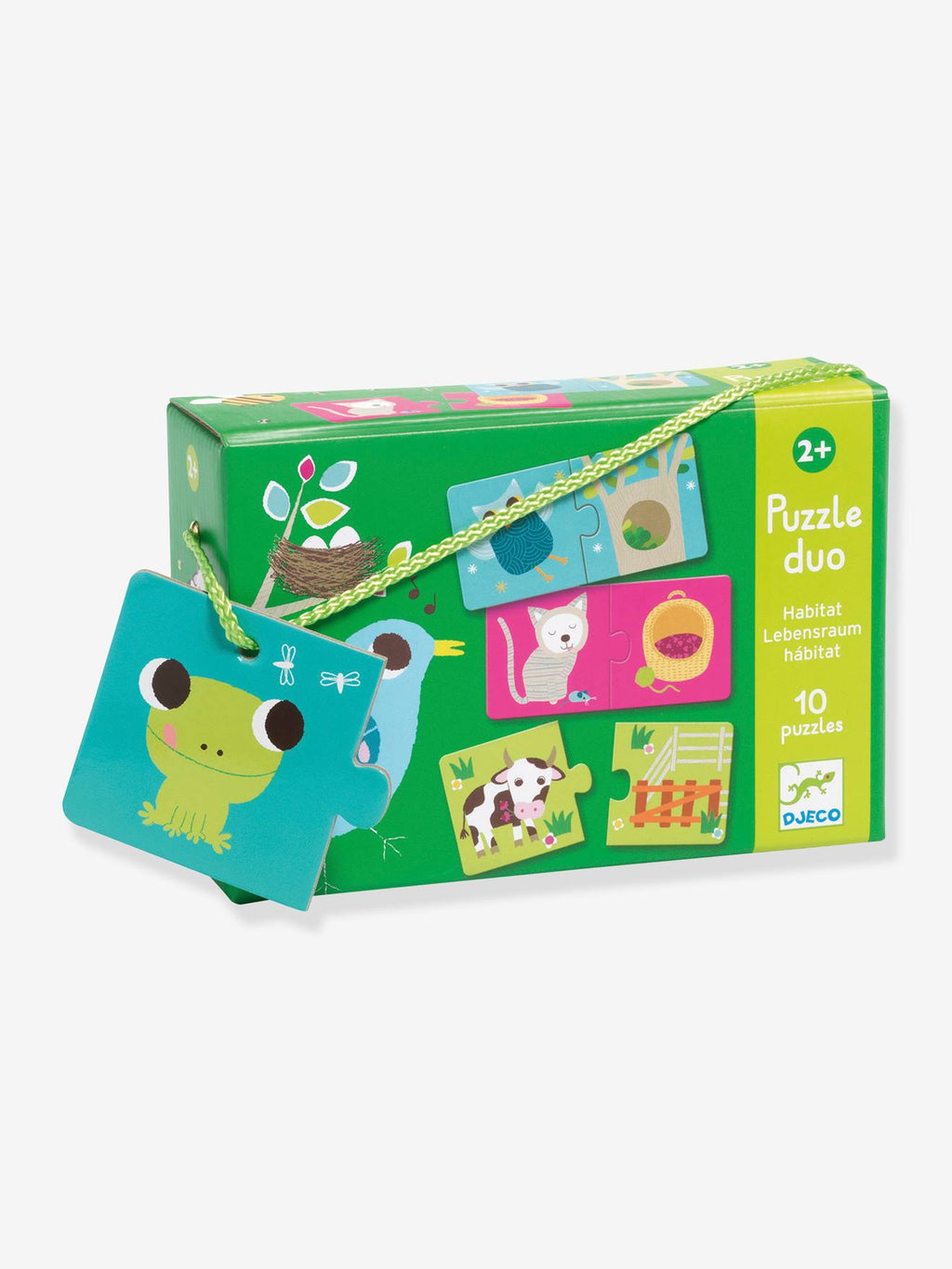 Puzzle duo habitat - multicolore