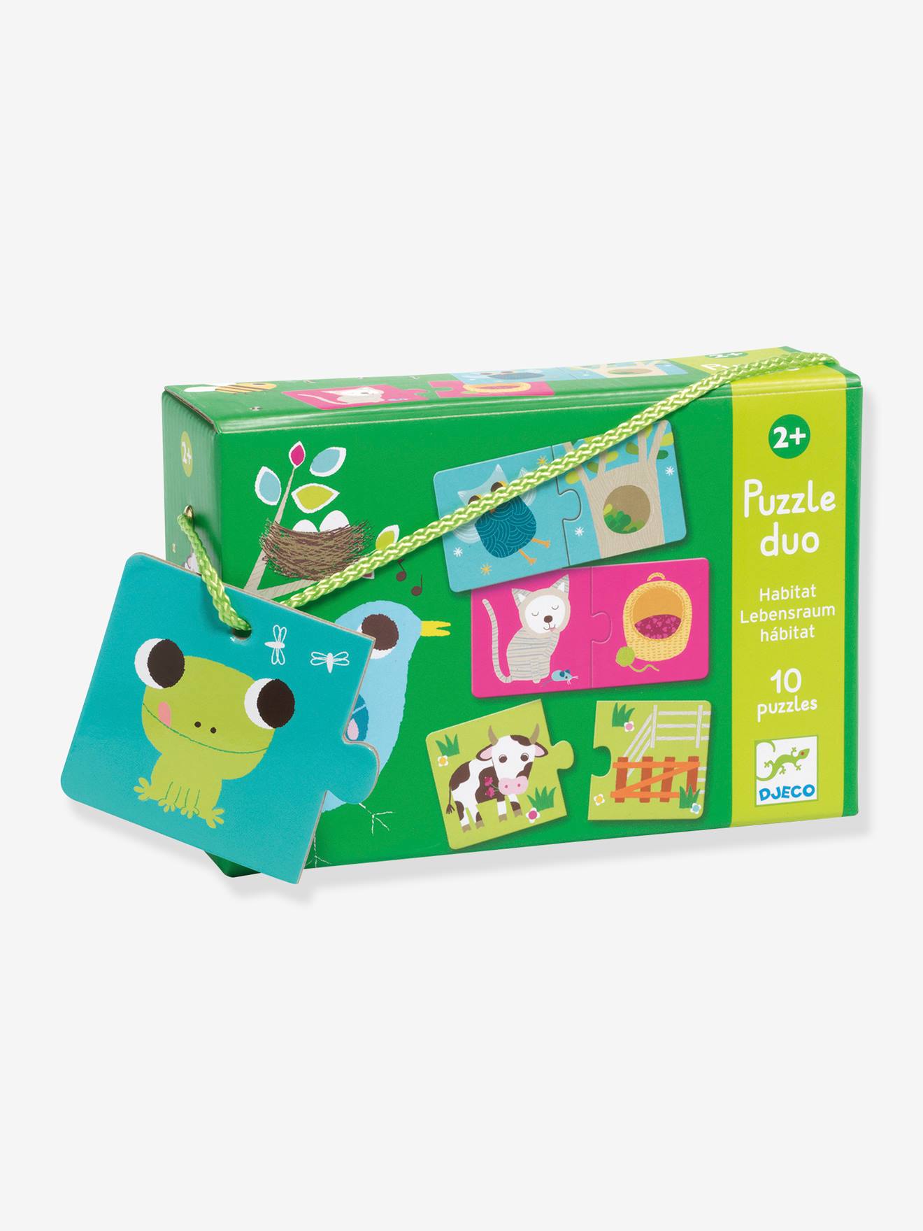 Puzzle duo habitat - multicolore