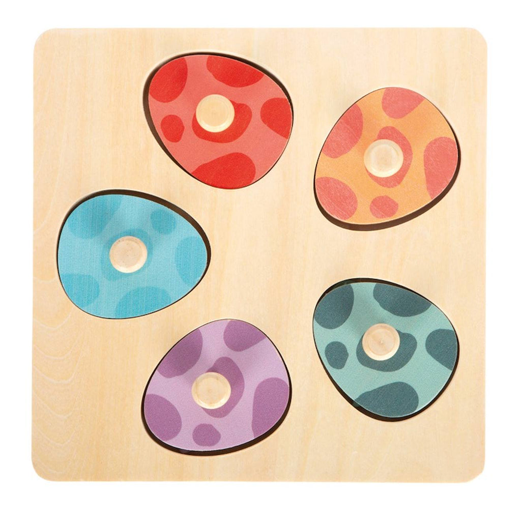 Puzzle en bois dino beige