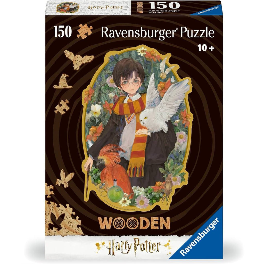 Puzzle en bois Harry Potter 150 pièces noir