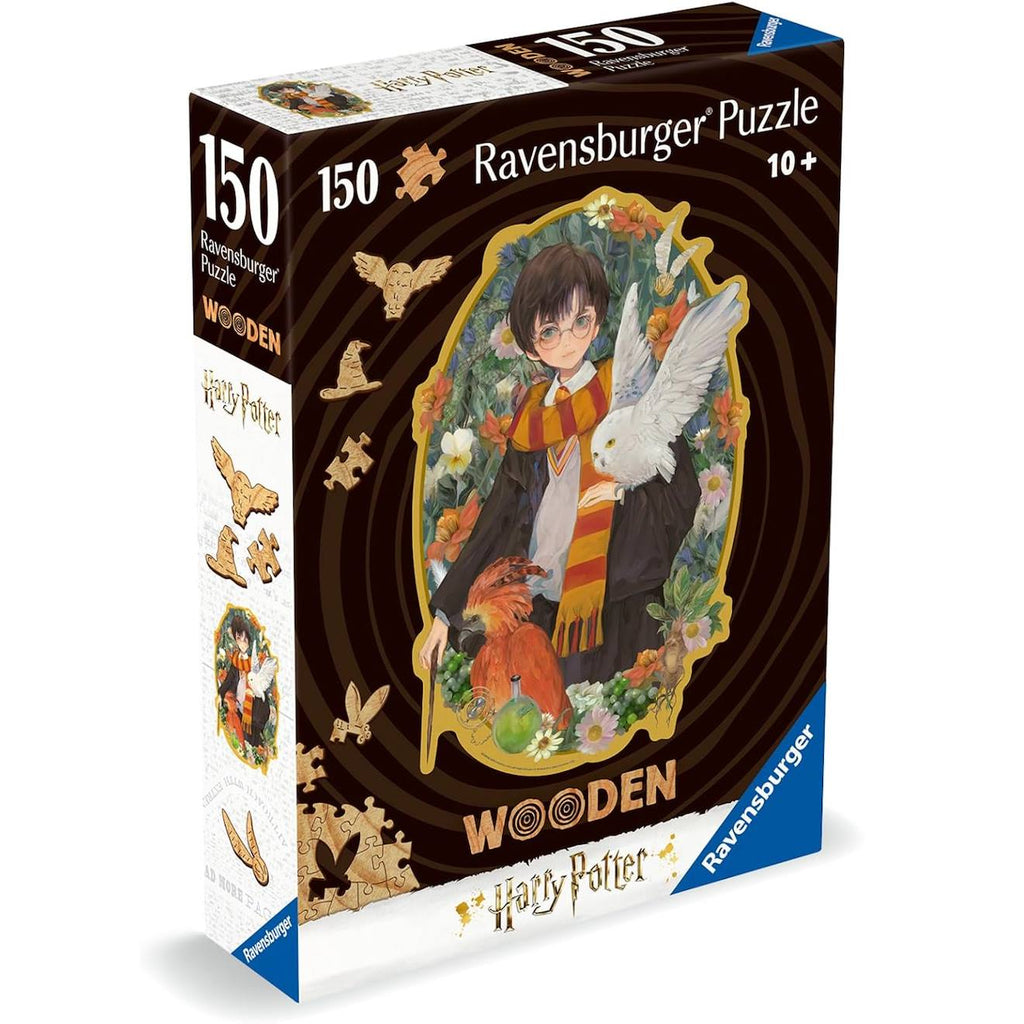 Puzzle en bois Harry Potter 150 pièces noir