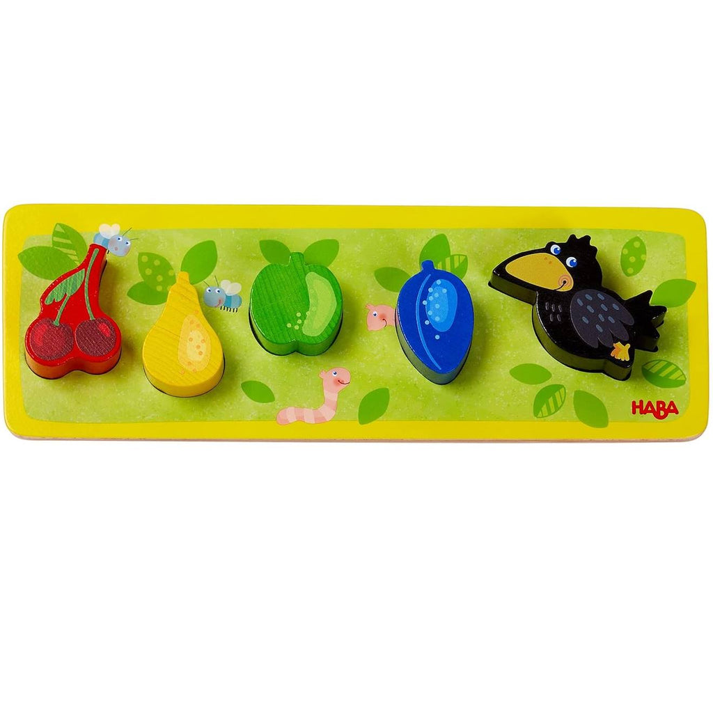 Puzzle en bois le verger jaune