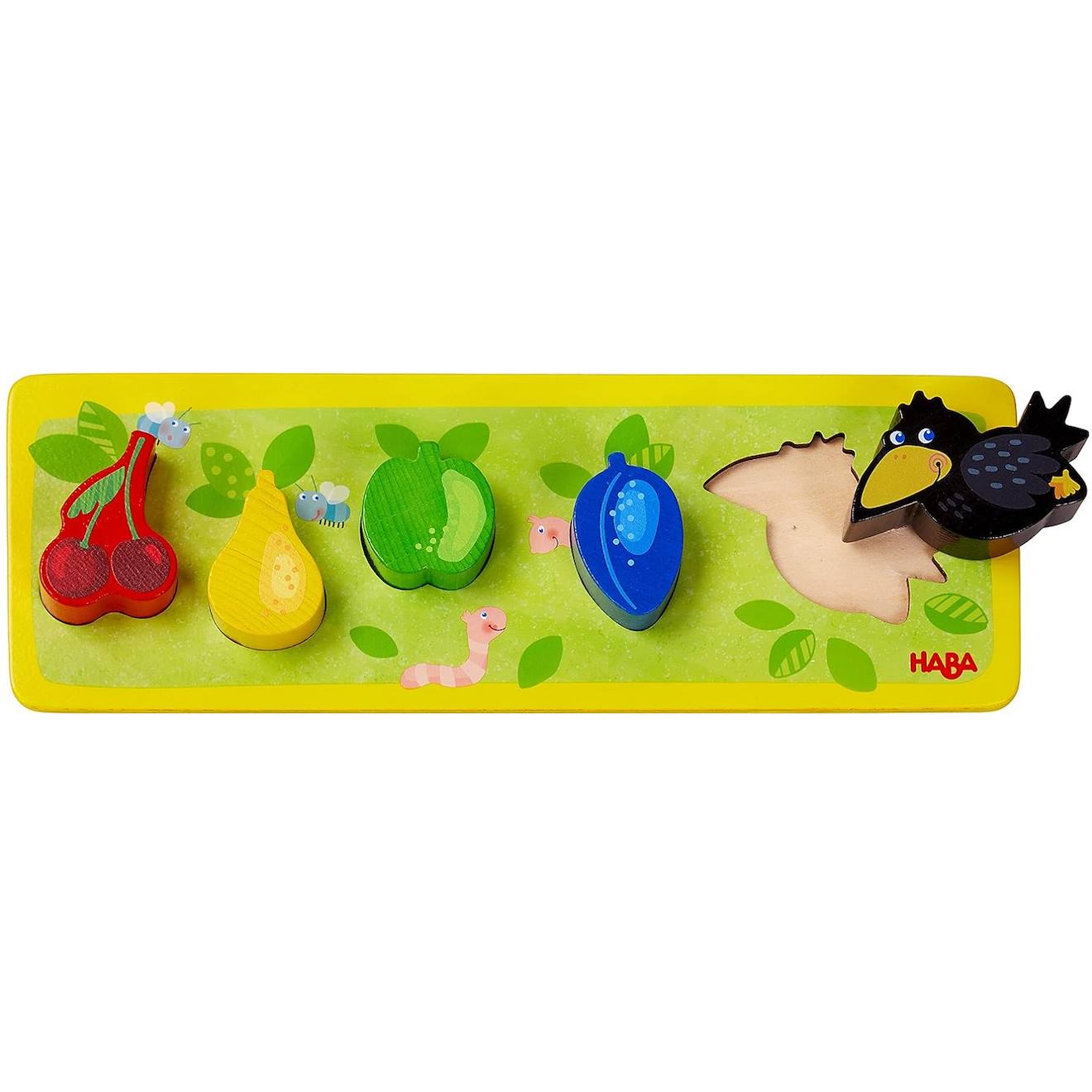 Puzzle en bois le verger jaune