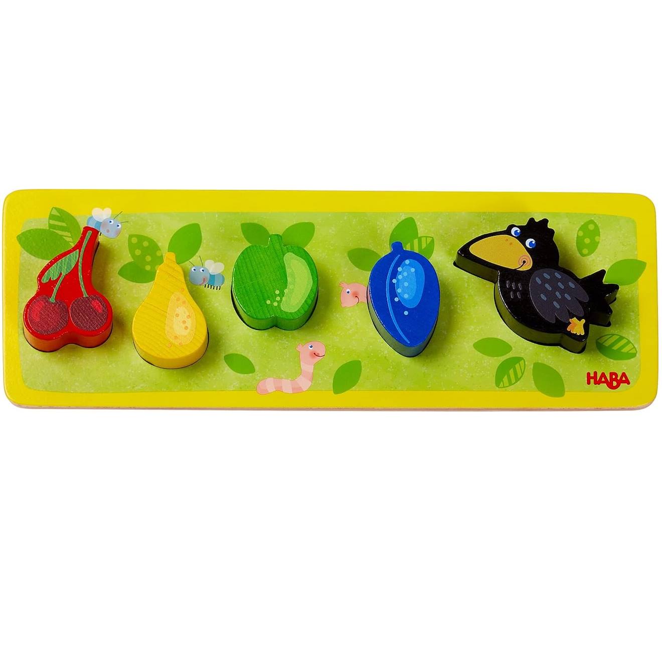 Puzzle en bois le verger jaune