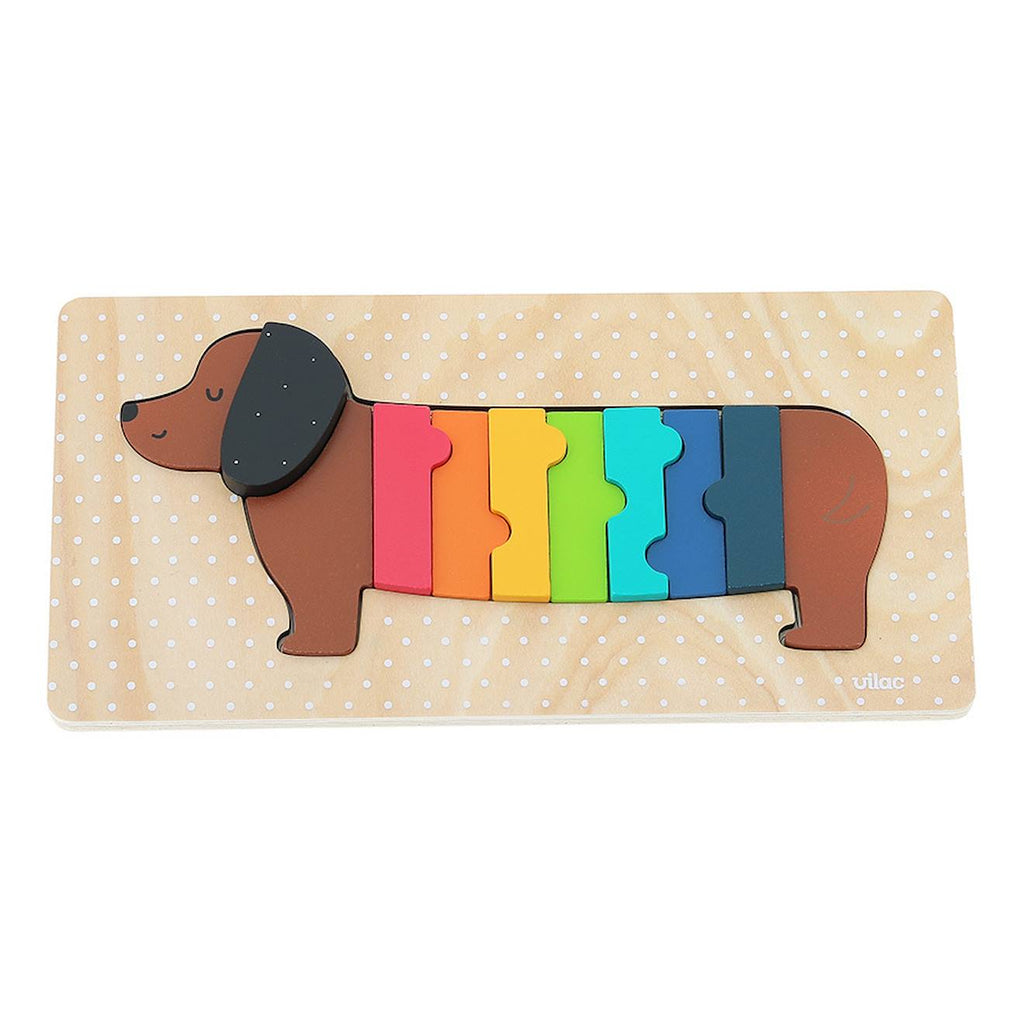 Puzzle encastrement chien andy westface noir