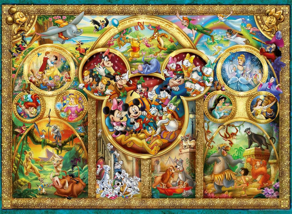 Puzzle famille Disney 500 pièces blanc