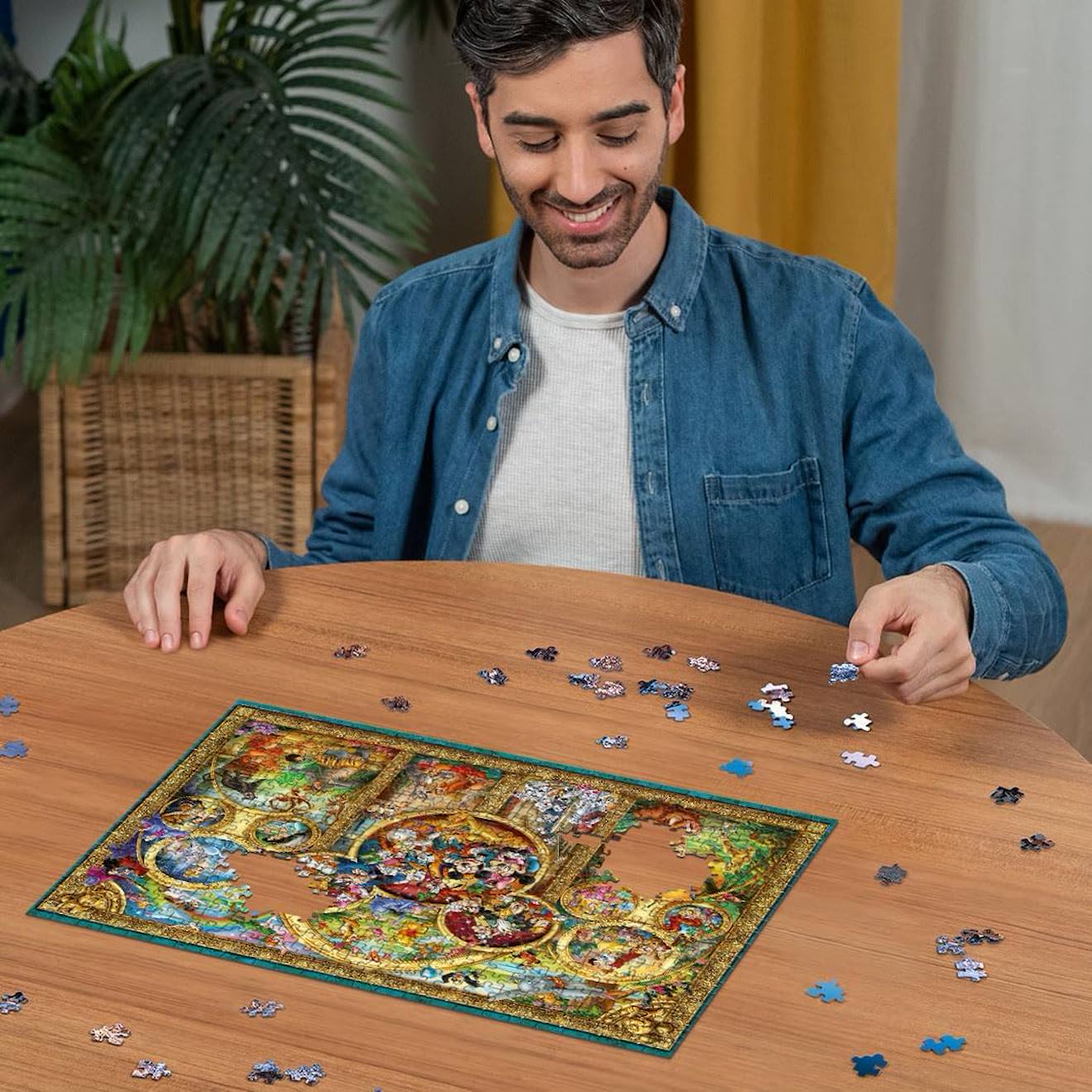 Puzzle famille Disney 500 pièces blanc