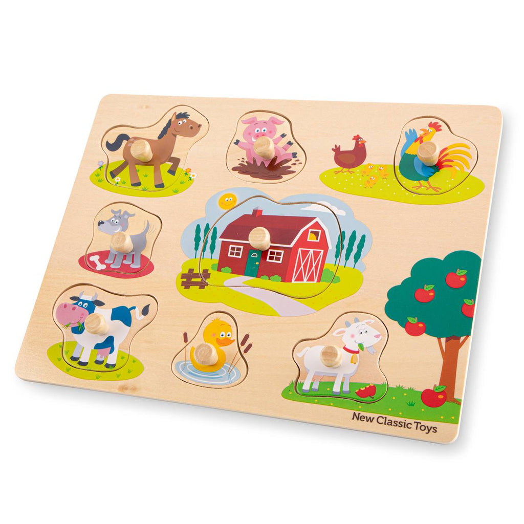 Puzzle ferme 8 pièces beige