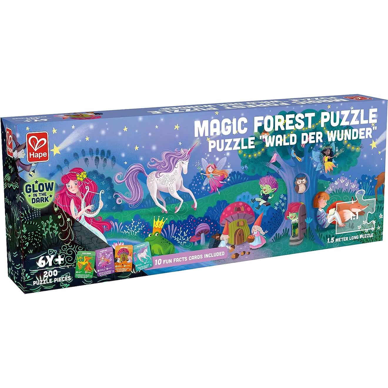 Puzzle forêt des miracles phosphorescent XXL multicolore