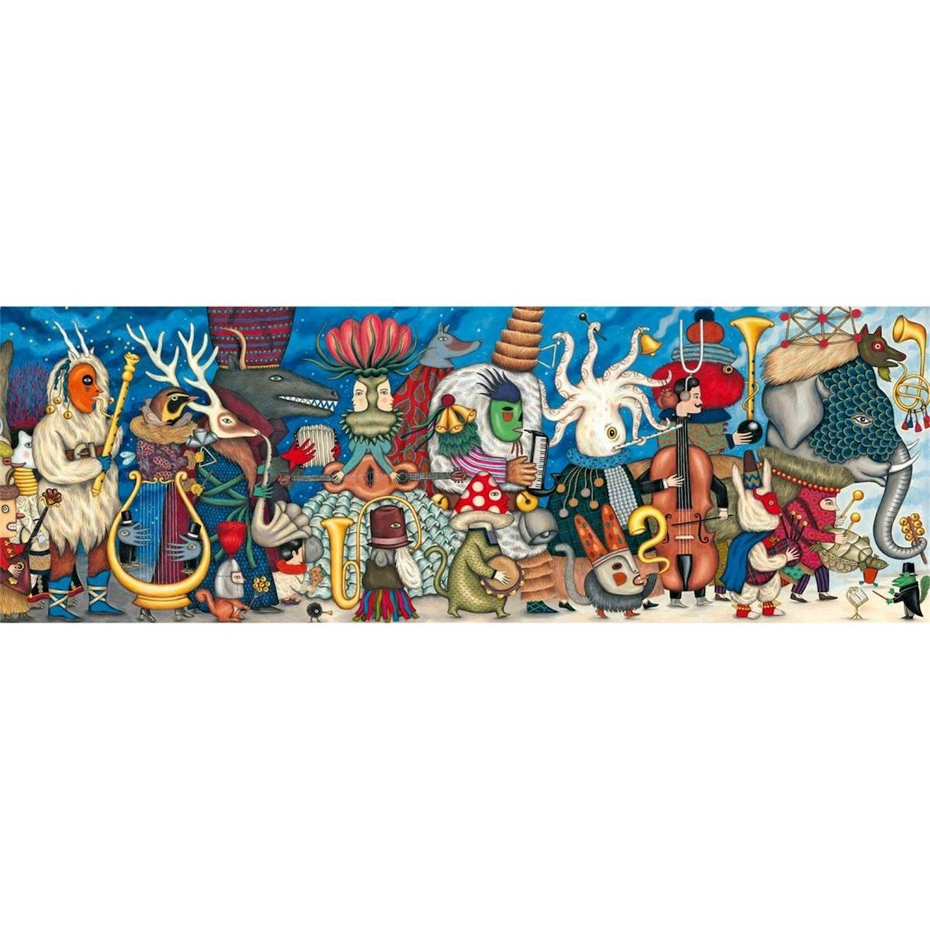 Puzzle gallery fantasy orchestra 500 pièces multicolore