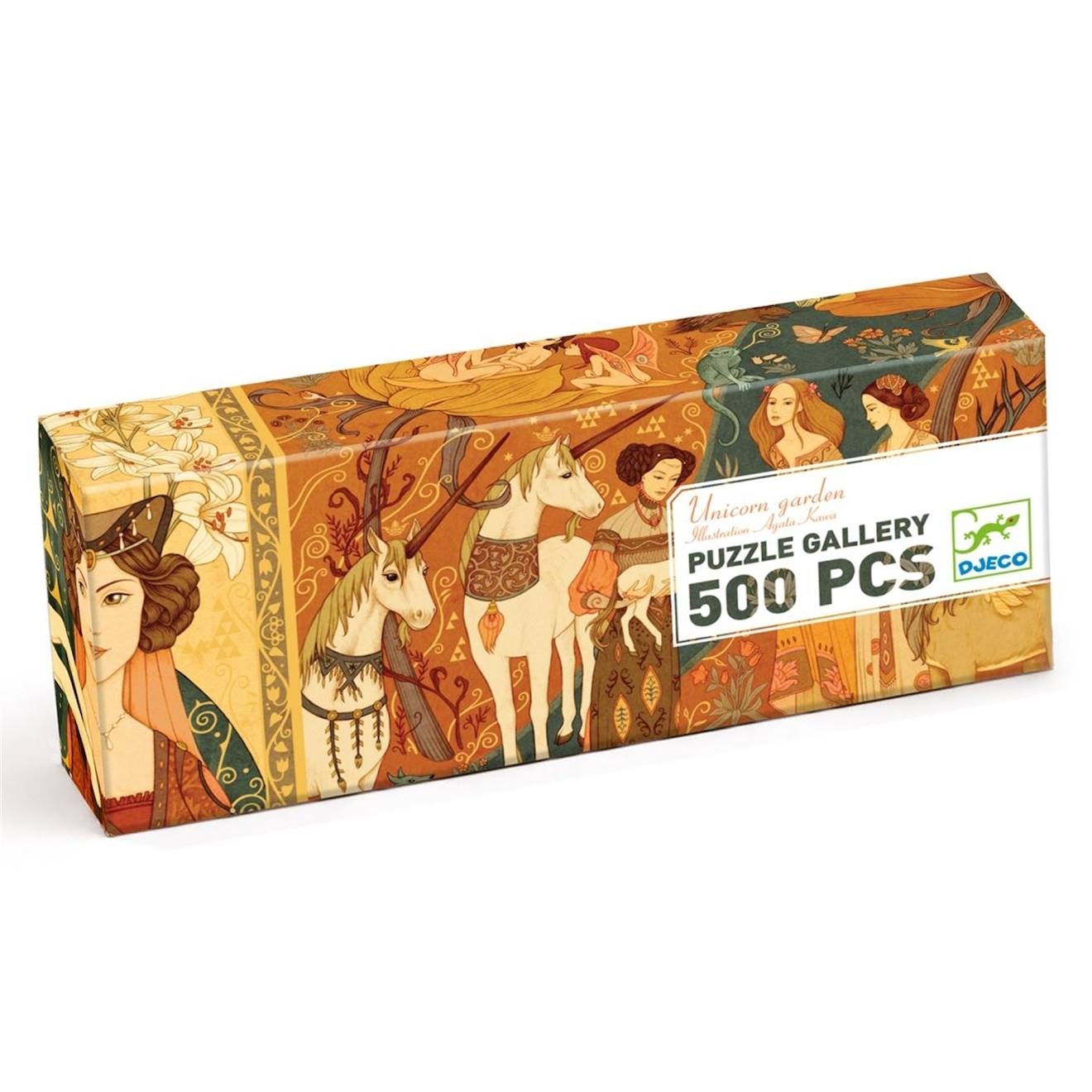 Puzzle gallery unicorn garden 500 pièces et poster multicolore