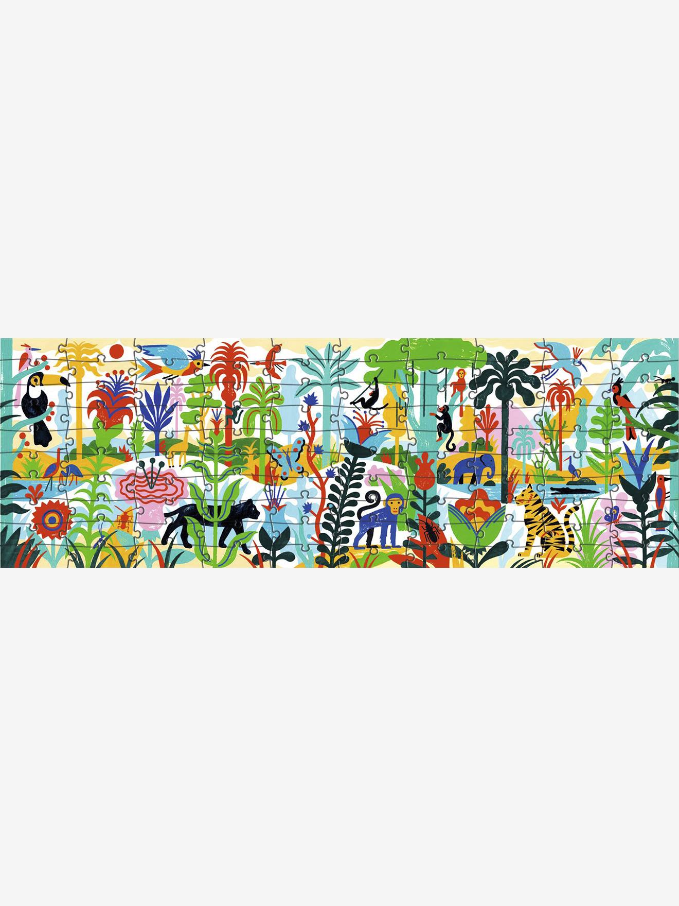 Puzzle gallery100 pièces - jungle multicolore