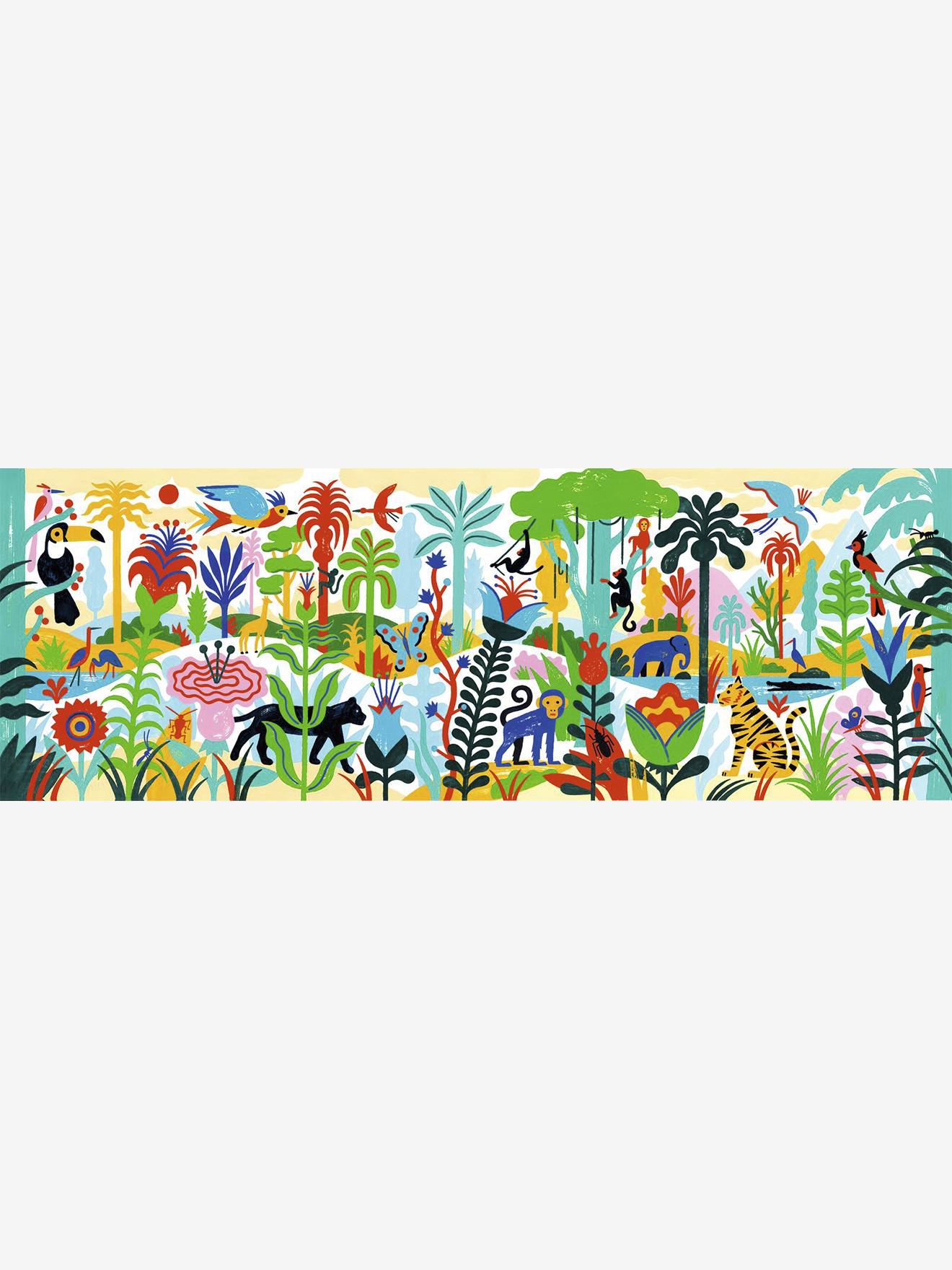 Puzzle gallery100 pièces - jungle multicolore