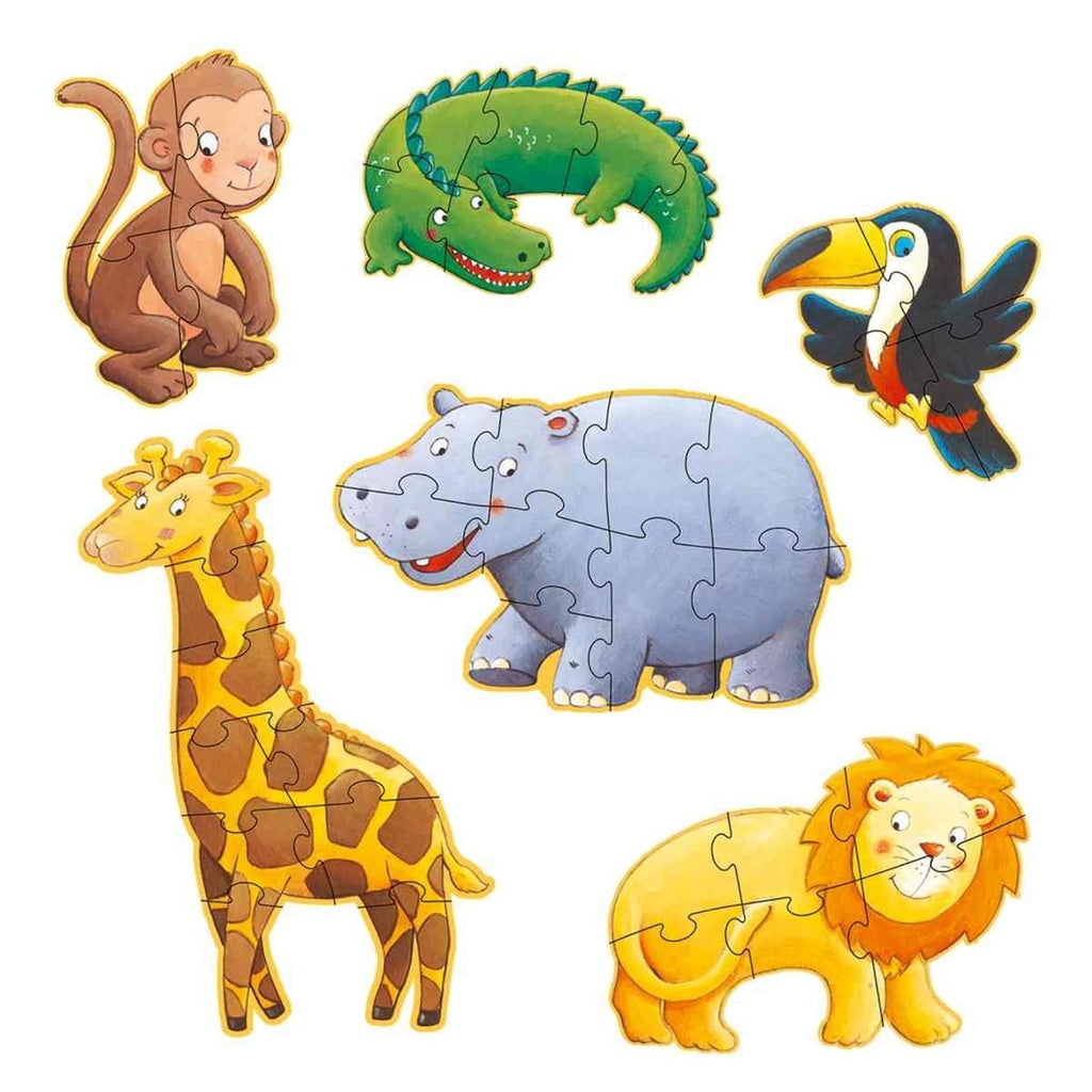 Puzzle géant ouistiti et ses amis multicolore