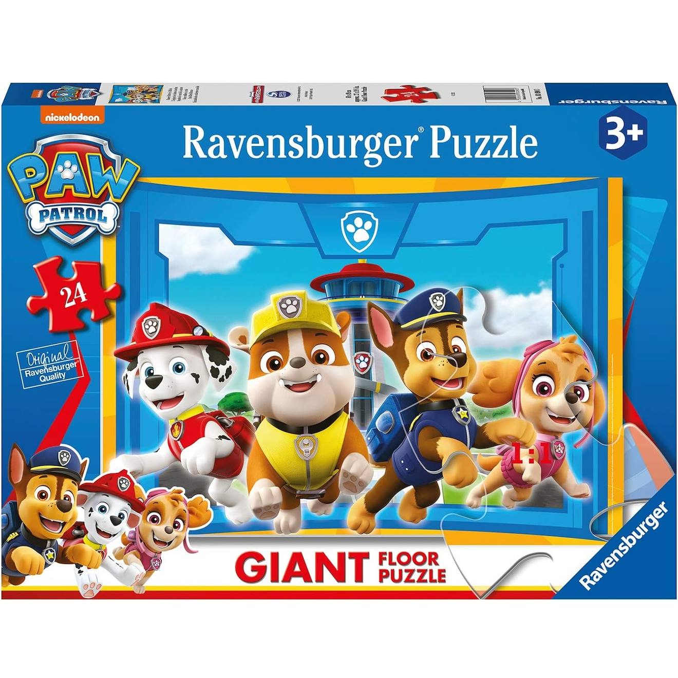 Puzzle géant Pat'Patrouille 24 pièces bleu