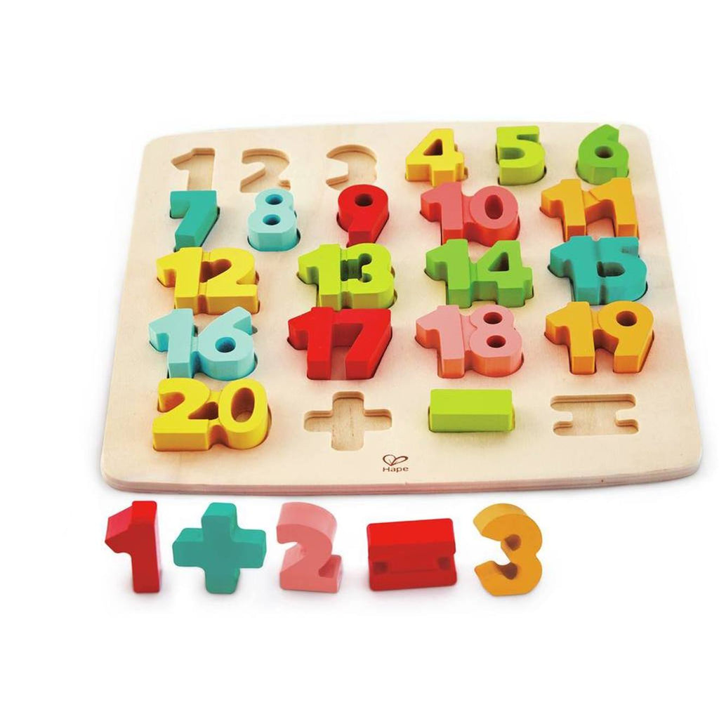 Puzzle grosses pièces maths multicolore