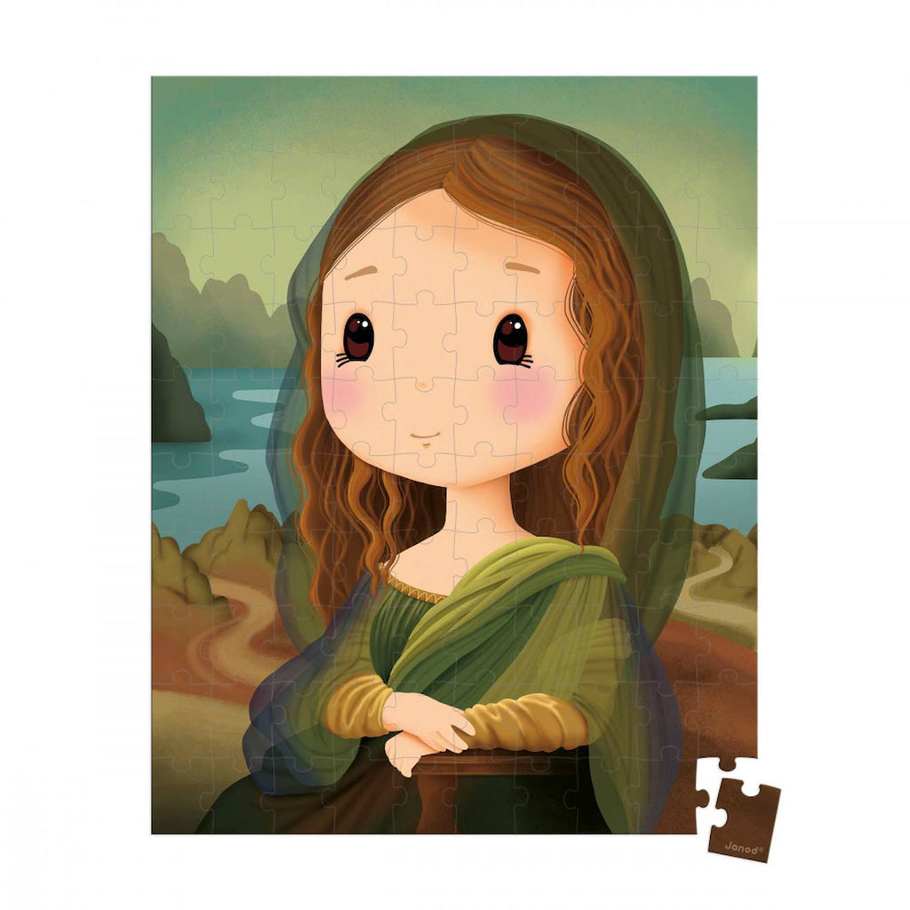 Puzzle inspired by da vinci multicolore