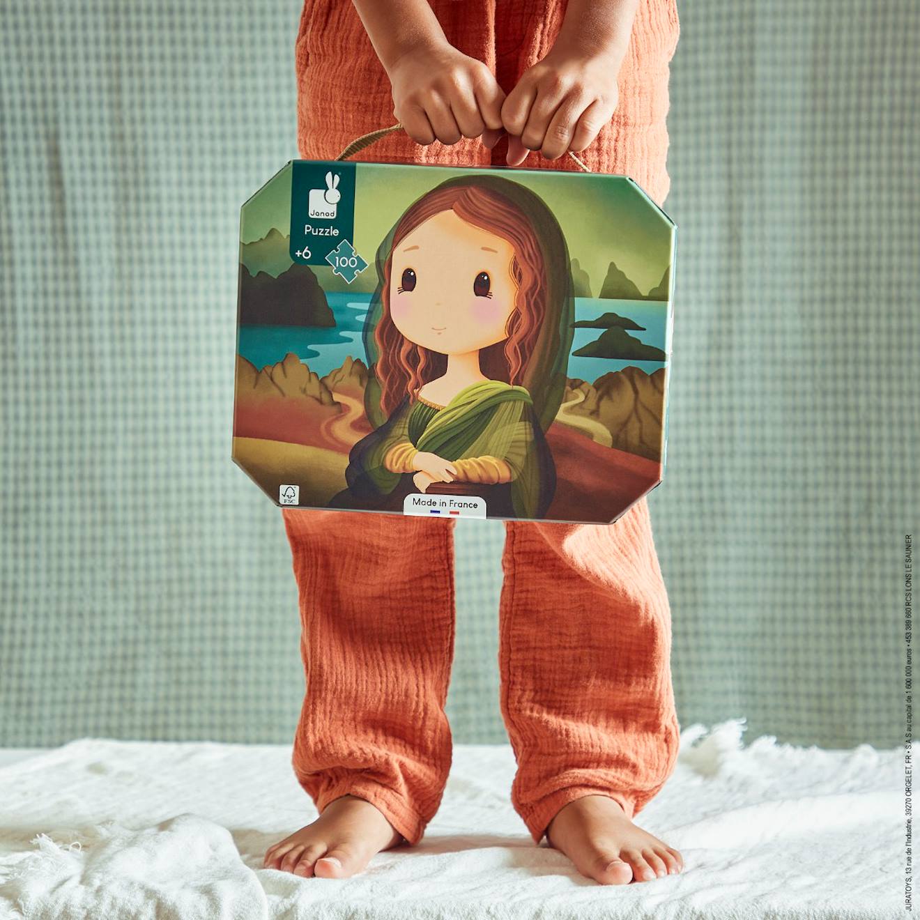 Puzzle inspired by da vinci multicolore