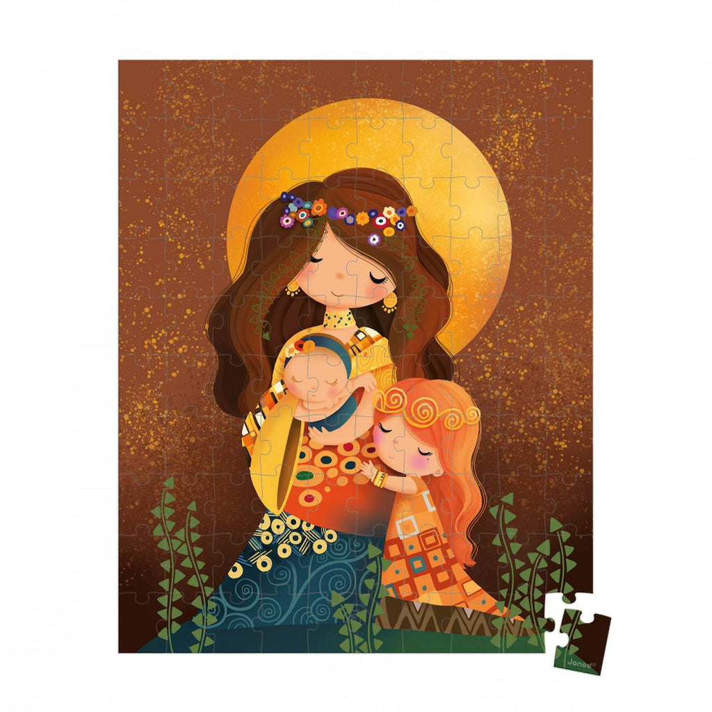 Puzzle inspired by klimt multicolore